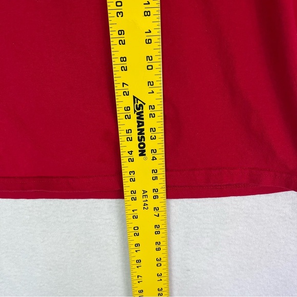 LENG’S & BEACH RED T-SHIRT “ECHO EN MEXICO CHAPALA JALISCO’’ EMBROIDERED LOGO - Picture 4 of 10